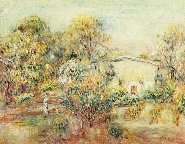 Pierre-Auguste Renoir Landschaft bei Cagnes